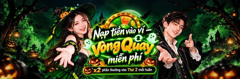 UK88 Nạp Bùng Nổ Mùa Halloween - Rinh 200 Vòng Quay Miễn Phí