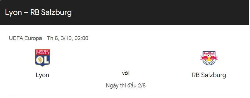 Nhận định bóng đá về trận đấu giữa Lyon vs Red Bull Salzburg uk88