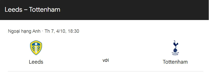 Tips bóng đá về trận đấu giữa Leeds United vs Tottenham uk88
