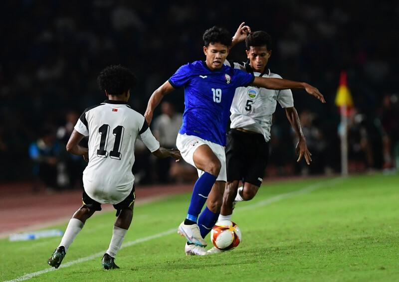 Campuchia vs Đông Timor - 3 điểm đầu tay