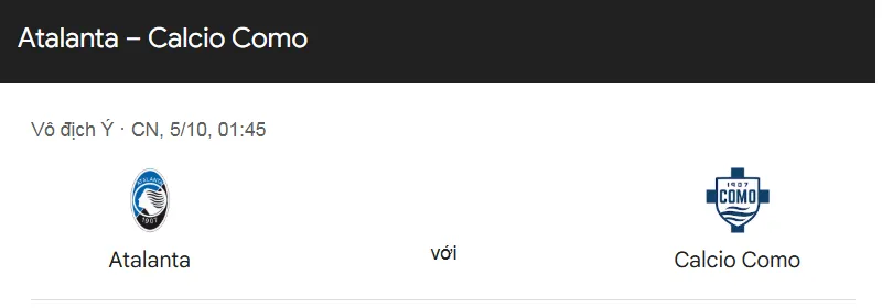 Nhận Định Bóng Đá Chi Tiết Atalanta vs Como uk88