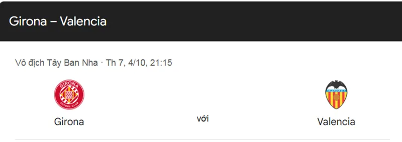 Tip kèo bóng đá trận Girona vs Valencia uk88
