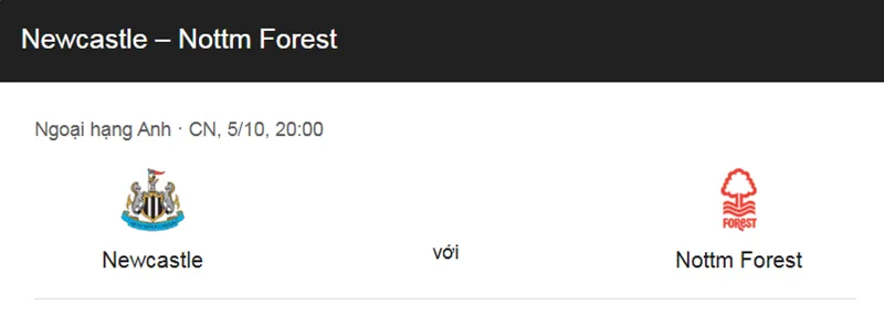 Nhận định bóng đá về trận đấu giữa Newcastle United vs Nottingham Forest uk88