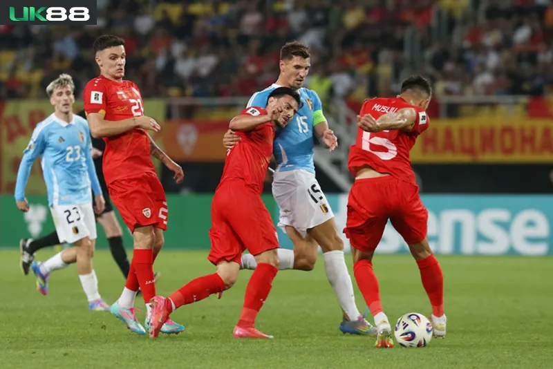 Kèo nhà cái Belgium vs North Macedonia uk88