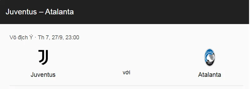 Nhận định bóng đá về trận đấu giữa Juventus vs Atalanta uk88