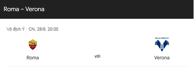 Nhận định bóng đá về trận đấu giữa AS Roma vs Verona uk88
