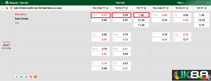 Kèo nhà cái Barcelona vs Real Oviedo uk88