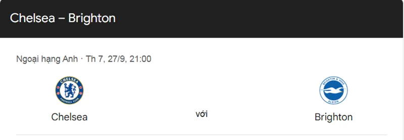 Tips bóng đá về trận đấu giữa Chelsea vs Brighton uk88