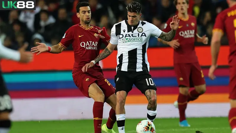 AS Roma vs Udinese uk88 1