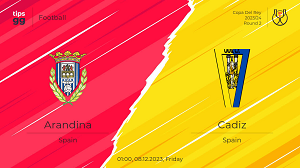 UK88 Tip kèo bóng đá trận Arandina vs Cadiz, 01h00 ngày 08/12/2023