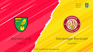 UK88 Nhận định trận đấu Norwich City vs Stevenage, 01h45 ngày 14/08/2024