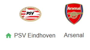UK88 Tip kèo bóng đá trận PSV Eindhoven vs Arsenal, 03h00 ngày 05/03/2025