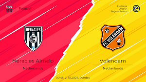 UK88 Tip kèo bóng đá trận Heracles vs Volendam, 00h45 ngày 21/01/2024