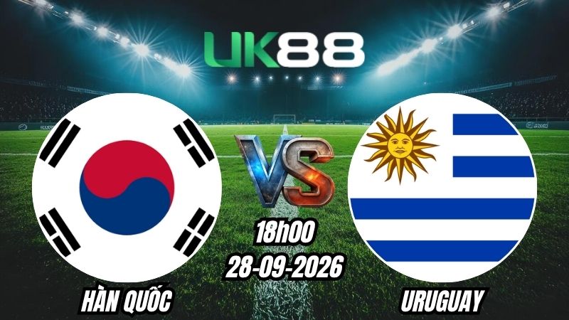 UK88 Soi kèo Hàn Quốc vs Uruguay | 18h00 - 28/09/2026 | Giao hữu Quốc tế