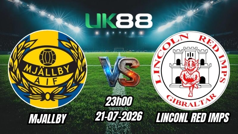 UK88 Soi kèo Mjallby vs Lincoln Red Imps | 23h00 – 21/07/2026 – Play-off Champions League