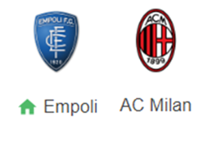 UK88 Tip kèo bóng đá trận Empoli vs AC Milan, 00h00 ngày 09/02/2025