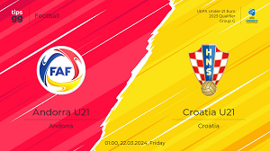UK88 Tip kèo bóng đá trận Andorra U21 vs Croatia U21, 23h00 ngày 21/03/2024
