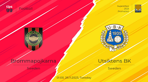 UK88 Tip kèo bóng đá trận Bromma vs Utsiktens, 1h00 ngày 28/11/2023