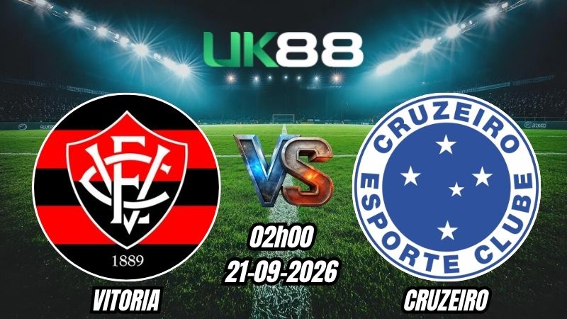 UK88 Soi kèo Vitoria vs Cruzeiro | 02h00 - 21/09/2026 - Serie A Brazil