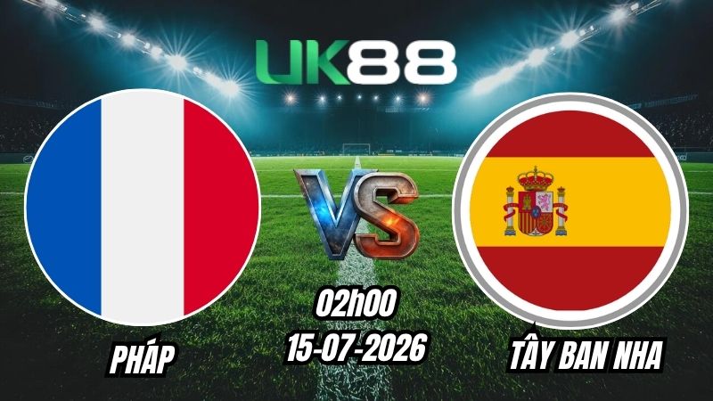 UK88 Soi kèo Pháp vs Tây Ban Nha | 02h00 – 15/07/2026 – World Cup 2026