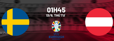 UK88 Tip kèo bóng đá trận Thụy Điển vs Áo, 01h45 ngày 13/09/2023