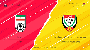 UK88 Tip kèo bóng đá trận Iran vs United Arab Emirates, 22h00 ngày 23/01/2024
