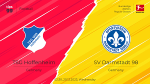 UK88 Tip kèo bóng đá trận Hoffenheim vs Darmstadt 98, 02h30 ngày 20/12/2023