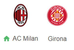 UK88 Tip kèo bóng đá trận AC Milan vs Girona, 03h00 ngày 23/01/2025