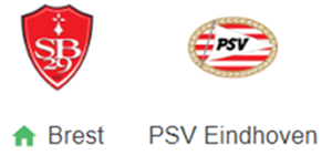 UK88 Tip kèo bóng đá trận Brest vs PSV Eindhoven, 03h00 ngày 11/12/2024