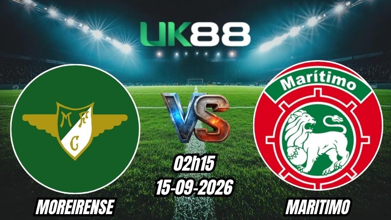 UK88 Soi kèo Moreirense vs Maritimo | 02h15 – 15/09/2026 – Liga Portugal