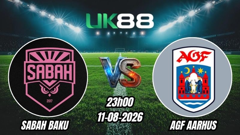 UK88 Soi kèo Sabah Baku vs AGF Aarhus | 23h00 - 11/08/2026 - Play-off Champions League