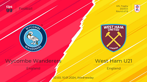 UK88 Tip kèo bóng đá trận Wycombe vs West Ham U21, 02h00 ngày 10/01/2024